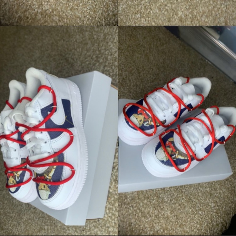 Custom polo Air Force ones